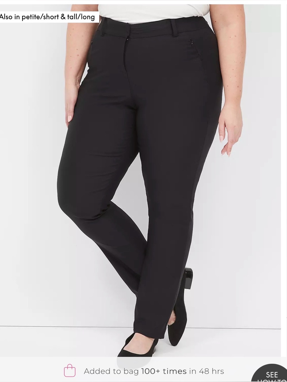 Lane Bryant 4-Season Straight Leg Pant
